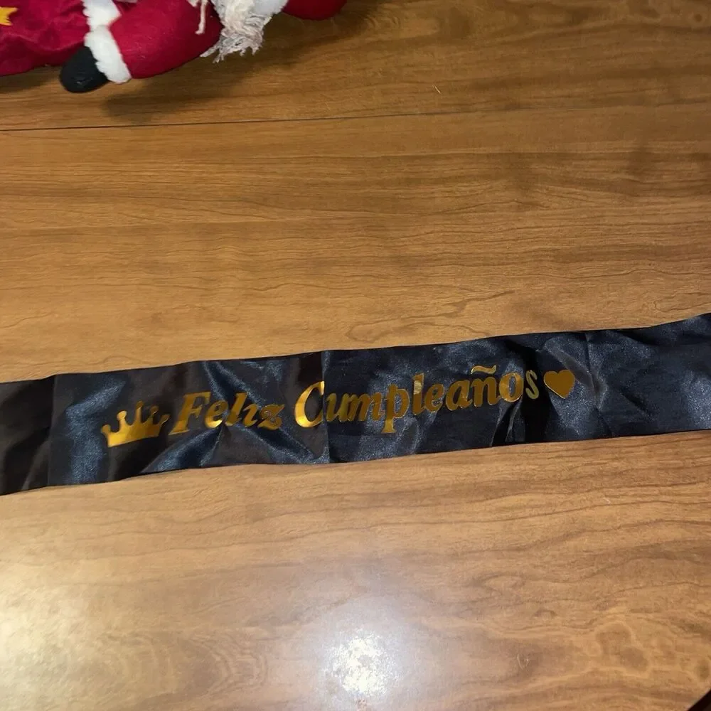 Feliz Cumpleaños Sash Happy Birthday Sash Spanish Carnival Mexico Theme